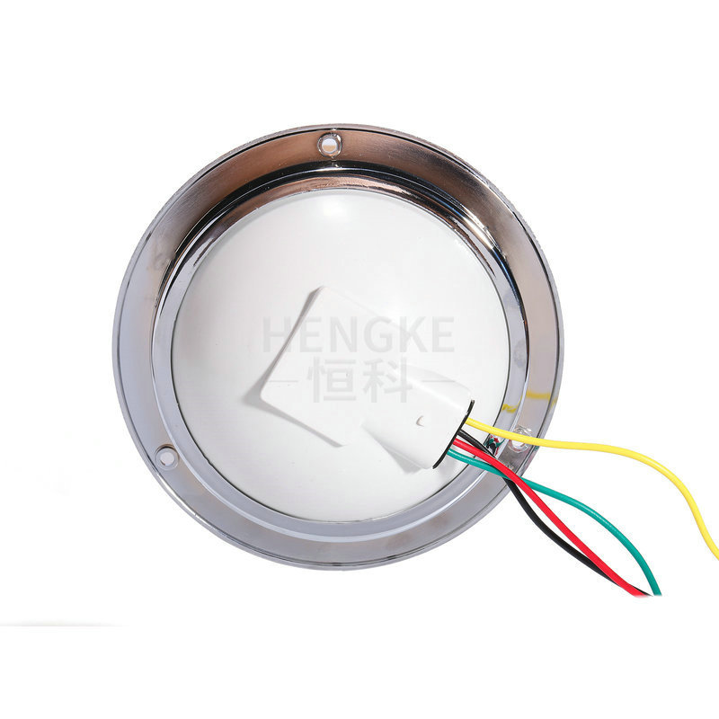 AliExpress Amazon 19LED taillight independent station plastic taillight YD-19-type electroplating ring two-color round light