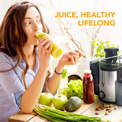 US Standard 4000 Juicer Home Multifunction Juice and Pulp Separator Juicer Stainless Steel Fully Automatic Juicer