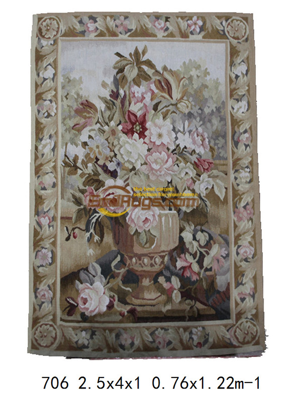 100% Wool Tapestry Aubusson Handmade Baroque Corridor Decoration ​