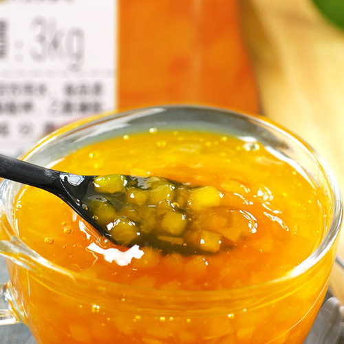 Dunhuang Jam 3kg milk tea shop special raw materials strawberry jam/mango/blueberry jam pulp and fruit grain shaved smoothie