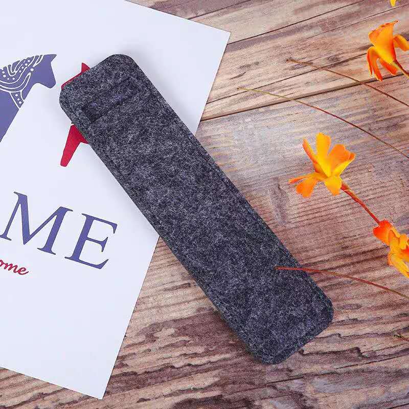 简约毛毡笔套笔袋文具笔袋批发各种笔套加印LOGO促销礼品