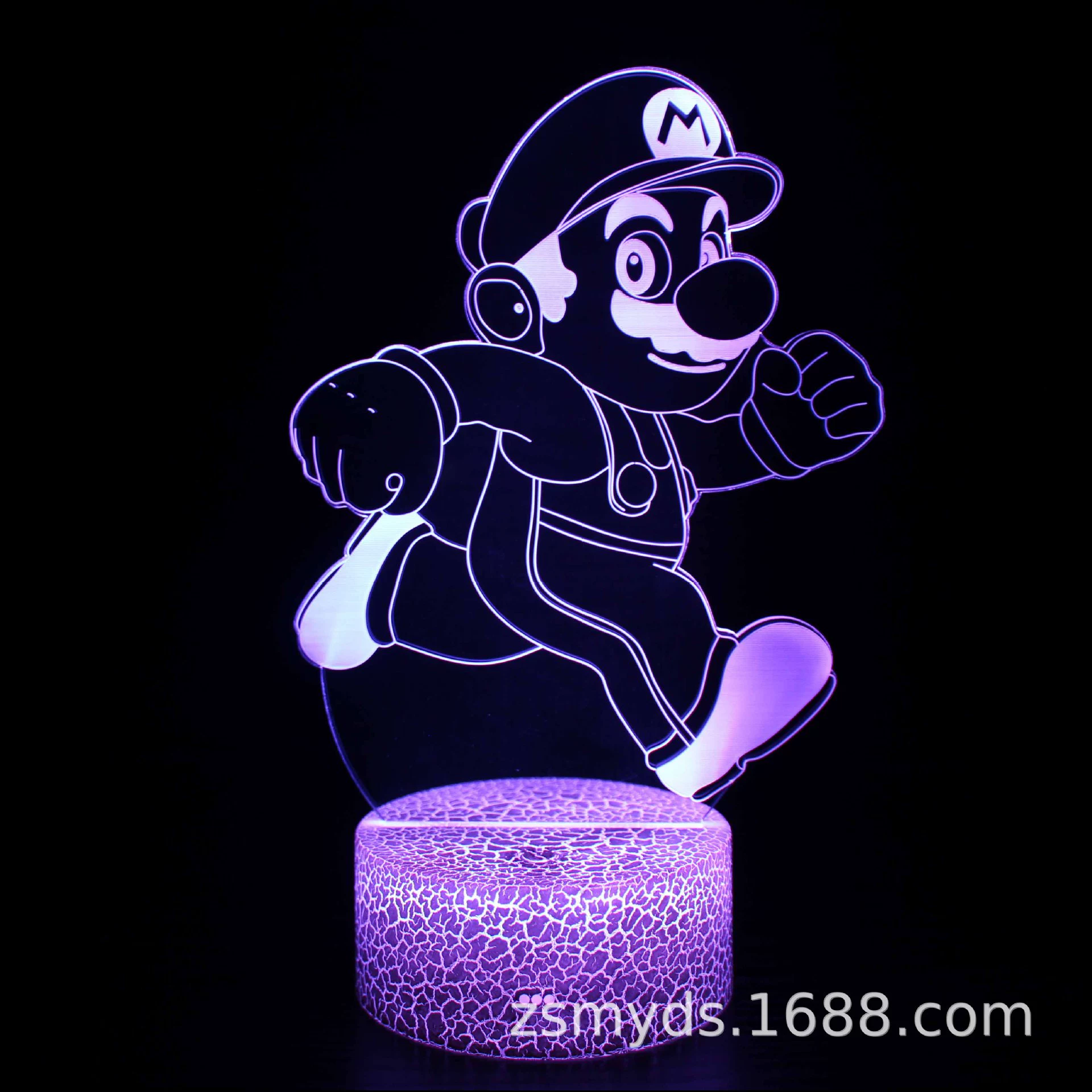 Картинка LED ночник мультфильм, трехмерная настольная лампа с проектором, 3D