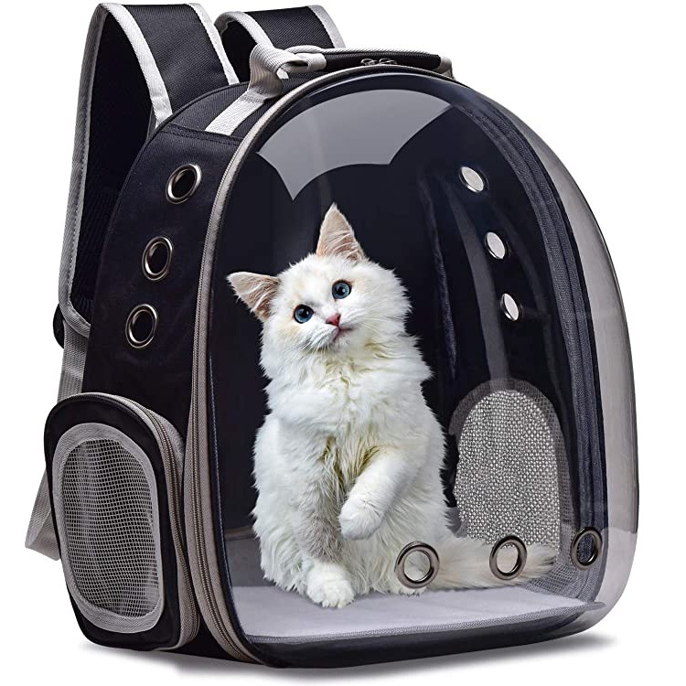 Transparent Double-shoulder Pet Space Bag Pet Outing Carrying Bag Cat Bag Dog Backpack Space Capsule