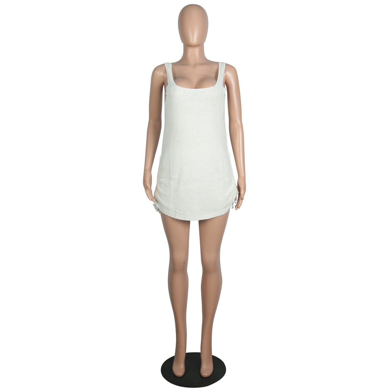 YD038 Clothing Arrival Sexy Slim-Fit Sheath Dress Backless Drawstring Strap Dress for Women
