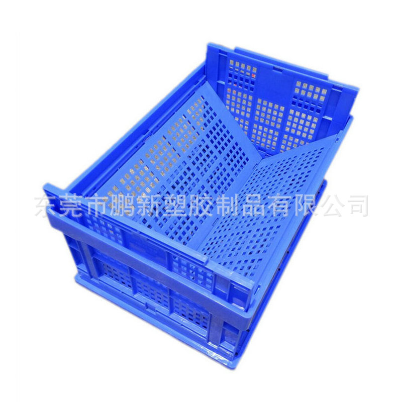 折叠式周转箩折叠塑料筐折叠塑胶箩仓储物流箩省空间周转量胶篮筐