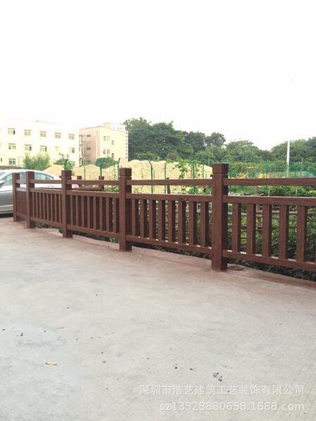 Haoyi green imitation ecological cement imitation wooden railing…
