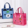 Cartoon square Lunch Bags children Portable reticule Bento bag student lovely With a meal Lunch bag Hand carry Small bag