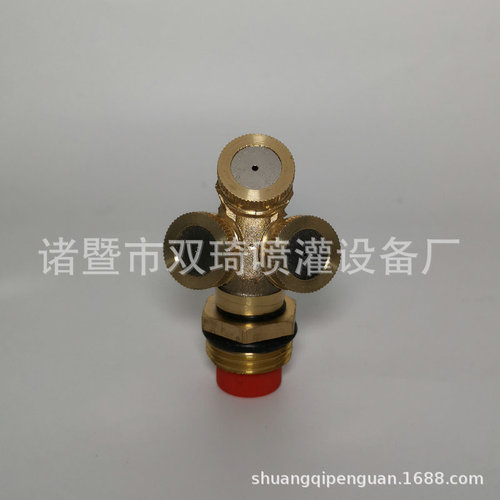 Factory construction site dust removal atomization sprinkler head farm cooling and disinfection copper sprayer nozzle fine mist dust-proof sprinkler head