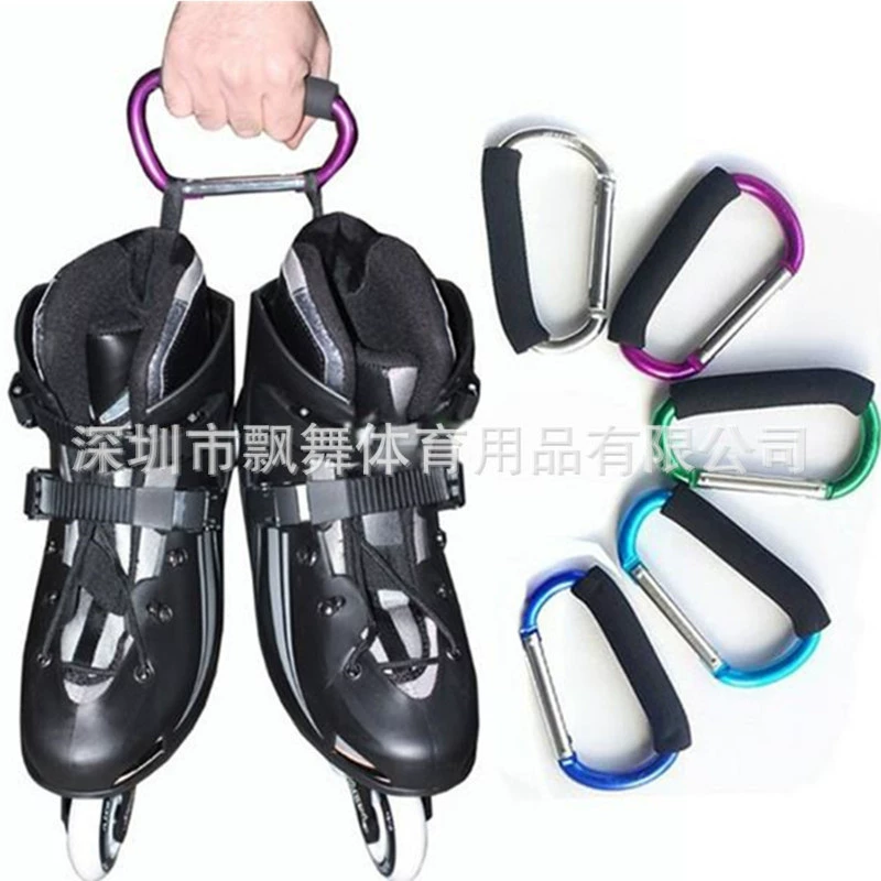 Производители увеличивают толщину роликовых коньков Пряжка для обуви Однорядный крюк Коньки роликовые коньки устройство подъема обуви ручная пряжка