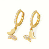 Креативные серьги, свежая инкрустация камня, популярно в интернете, стиль