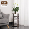 Bamboo flower stand indoor flower platform flower pot shelves living room floor -to -ceiling orchid antique flower standing Chinese style storage shelves