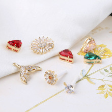DIY�Ʒ���18K�����ʯˮ��̫ꖻ��~β����С�r�յ������ϒ��