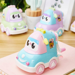 7282神奇警車削筆器時尚耐用削筆刀學生用品禮品卷筆刀省力轉筆刀