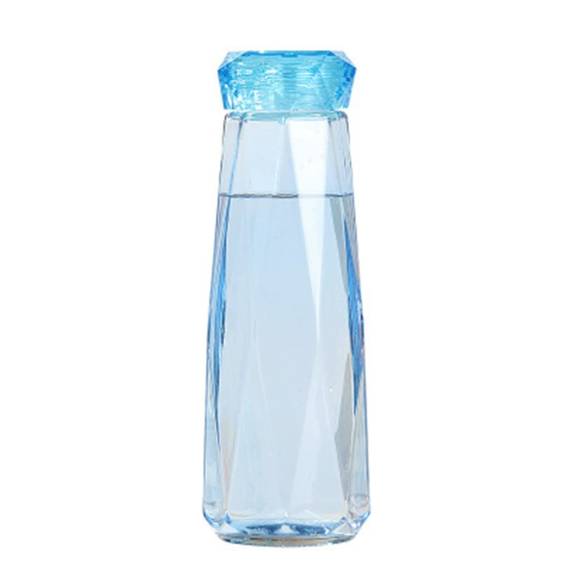 Douyin is the same colorful diamond glass, convenient casual advertising gift cup, male and female cute student water cup customization