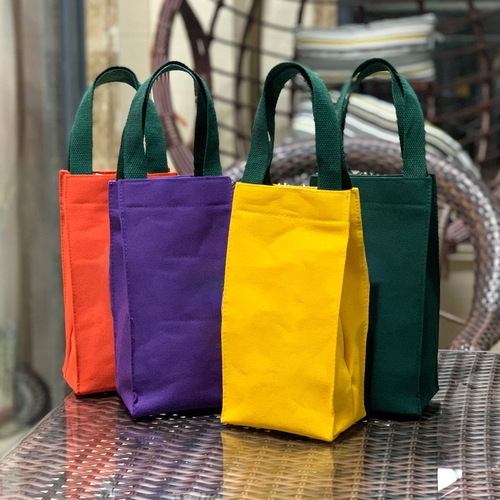 New canvas water cup bag, thermos cup bag, stew beaker protective cover