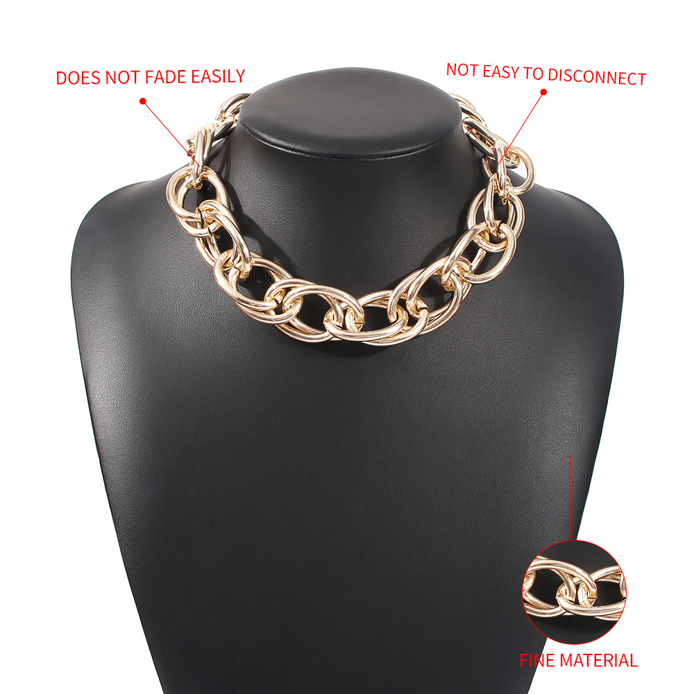 Simple New  Exaggerated Necklace display picture 11