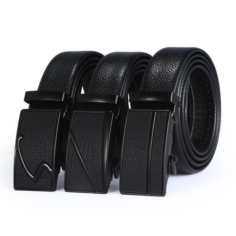 Belt men's automatic buckle belt busines...