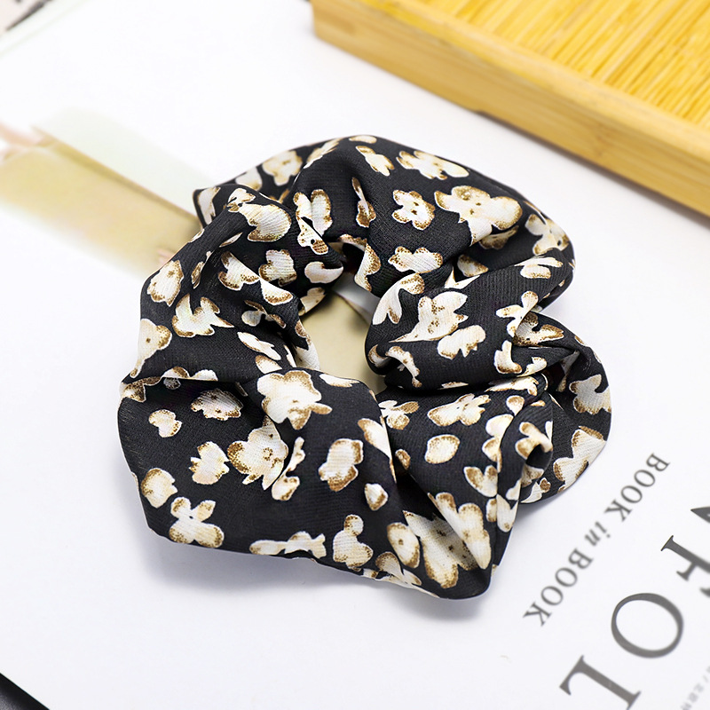 New Simple Printing Cute Cheap Scrunchies Wholesale display picture 9