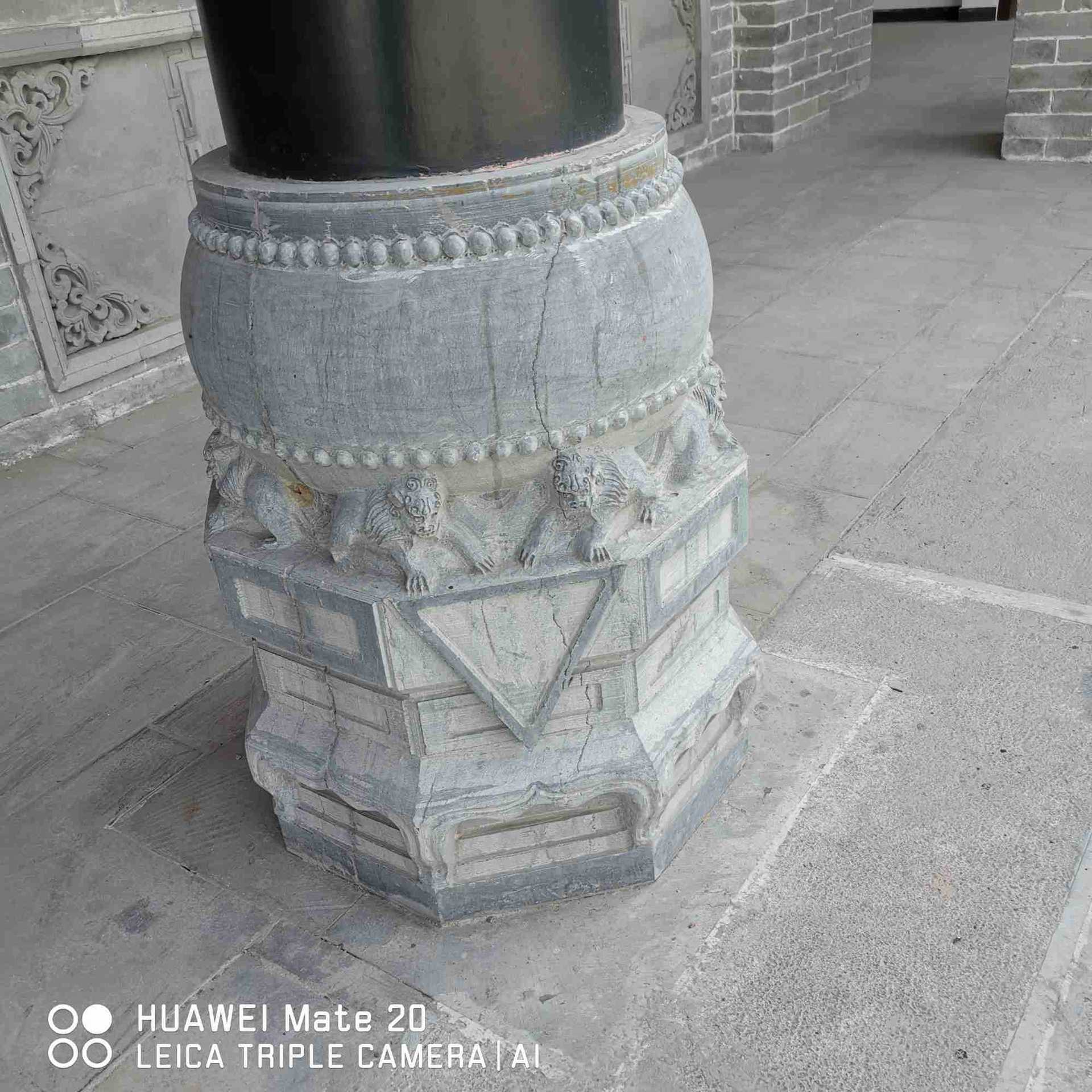 古代柱础石,清代石柱础,古代柱础_大山谷图库