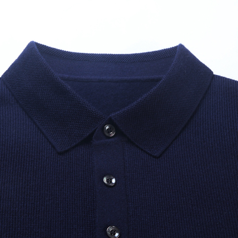 Autumn knitted solid color sweater