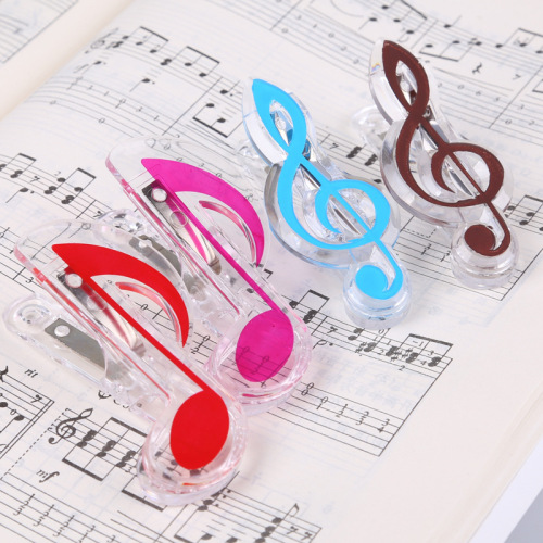 Factory direct selling music score book clip small music score clip note music score clip note clip music score clip wholesale music gifts