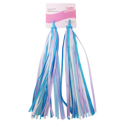 Children Scooter Ribbon Bicycle Ribbon Baby carriage Coloured ribbon tassels support Customized length 300MM