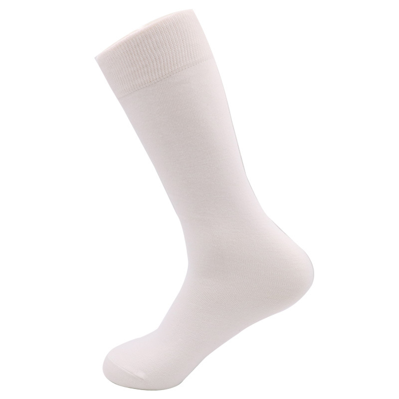 Calcetines blancos amazónicos Calcetines de moda de media longitud para mujer Calcetines de logotipo de patrón de impresión de sublimación 3D Fabricante Calcetines de bricolaje