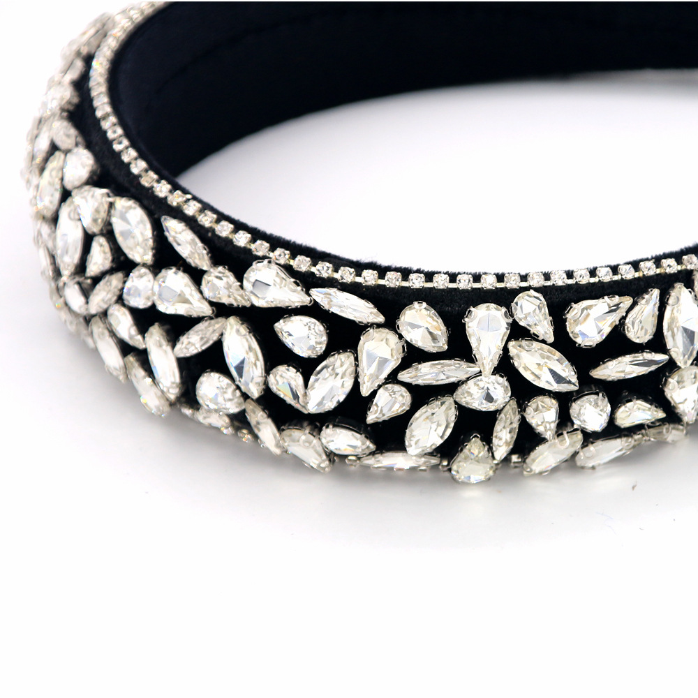 Hot Selling Fashion Creative Rhinestone Crystal Diamond Personality Headband Wholesale display picture 4