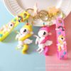 Cute rainbow cartoon keychain, transport, key bag, pendant, unicorn, Birthday gift