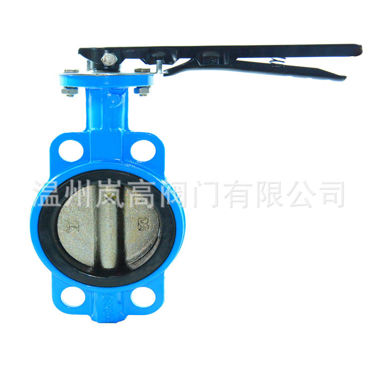 手动衬氟蝶阀 对夹连接 DA71F4-16C 铸钢材质 按需定制 DN1000