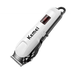 Cross-border exclusive supply of Kemei KM-809A rechargeable LCD display hair salon home electric hair clipper electric hair clipper