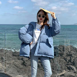 棉服女短款棉袄2025年秋冬季新款韩版宽松学生面包服加厚棉衣外套