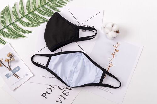 Pure cotton unisex black double-layer breathable windproof pure cotton fabric for cold and dust resistance, wholesale