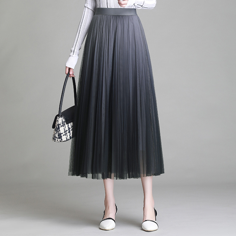 Mã H2194 Giá 590K: Chân Váy Đầm Nữ Wudg Lưới Mỏng Phong Cách Hàn Quốc Thời Trang Nữ Chất Liệu Hàng Quảng Châu Cao Cấp G01, (Miễn Phí Vận Chuyển Toàn Quốc).