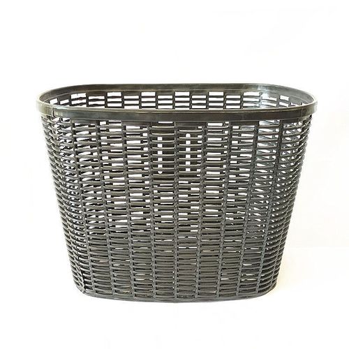 Wholesale bicycle baskets, retro bicycle baskets, rain-proof and rust-proof front plastic baskets, deepened student baskets, bicycle accessories