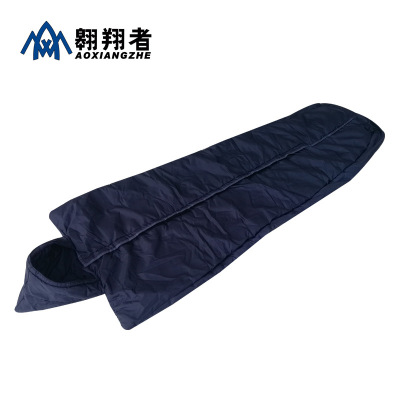 翱翔者正品深蓝色执勤大衣睡袋加厚保暖专用睡袋厂家批发定制|ru