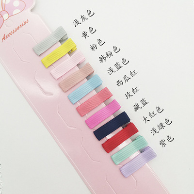 Spread the supply 3.5CM/5CM Dual clip Duckbill clip manual DIY children Half a pack Hairpin Headdress Parts Factory