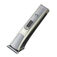 Kemei KM-5017 electric hair clipper non-slip handle carbon steel blade silver target high speed motor electric hair clipper cross-border