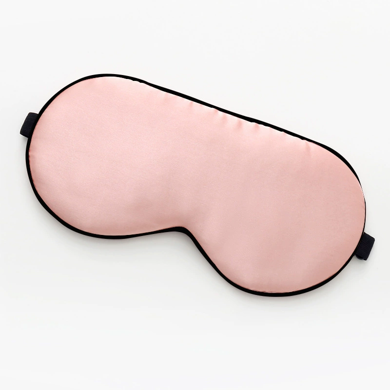 Silk double-sided sleep mask, with embroidery, eyes protection