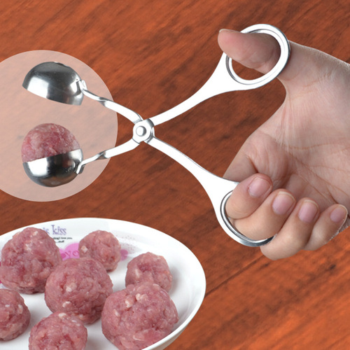 Stainless steel meatball maker to make meatballs kitchen artifact fried meatballs and meatballs gadget rice ball clip mold