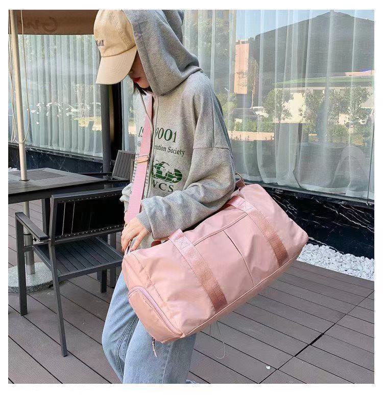 Bolsa bolsa de yoga zapatos posición húmeda y seca de separación Deportes bolsa de viaje de las mujeres bolso de gran capacidad bolsa de fitness Satchel
