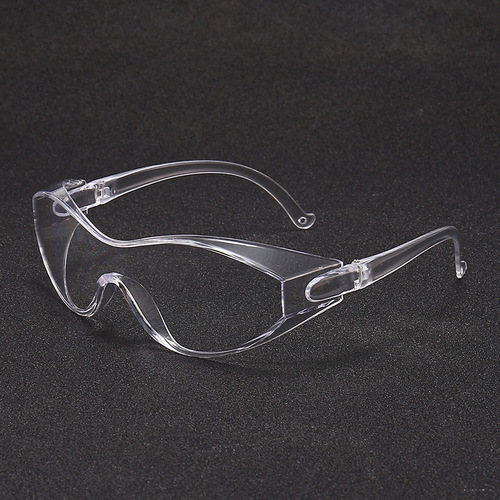 Cycling transparent thickened windproof goggles, anti-impact glasses, construction site anti-splash goggles, labor protection goggles