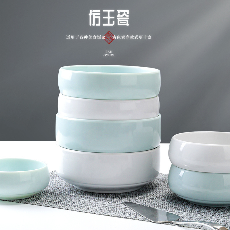 Melamine small bowl porcelain-like plastic soup bowl Korean cooking bowl creative personality French sea Bowl round bowl exquisite tableware commercial Melamine small bowl porcelain-like plastic soup bowl Korean cooking bowl creative personality French sea Bowl round bowl exquisite tableware commercial