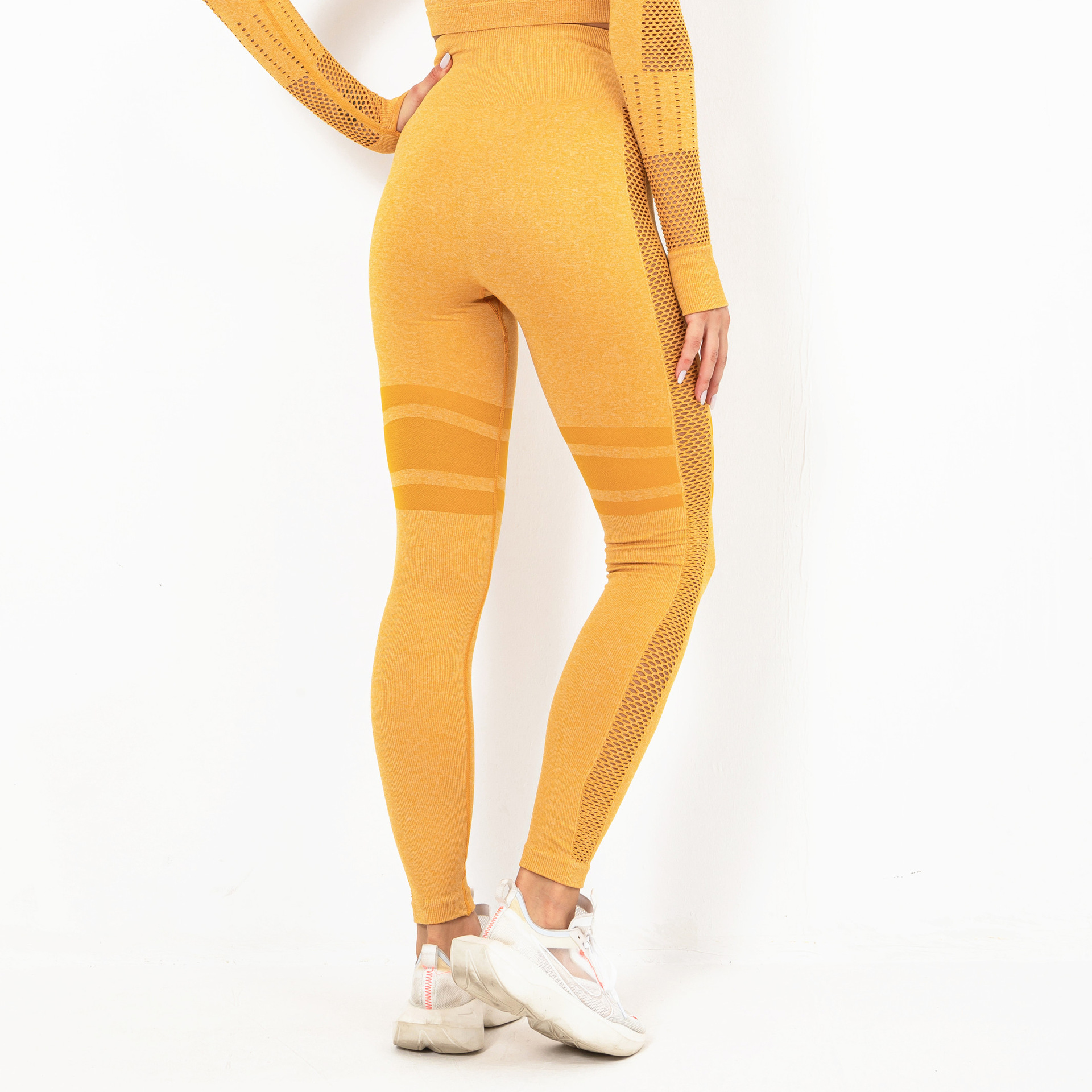 pantalones de yoga huecos sin costuras NSLX20269