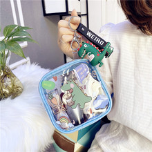 迷你随身口红包小号便携可爱卡通恐龙化妆包超火日系韩国洗漱包女