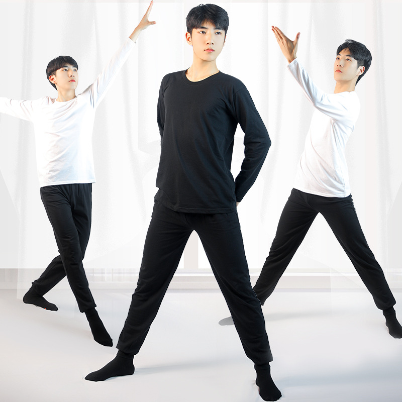 Adultos práctica de la danza ropa de los hombres danza China clásica moderna superior maestro modal forma danza pantalones traje
