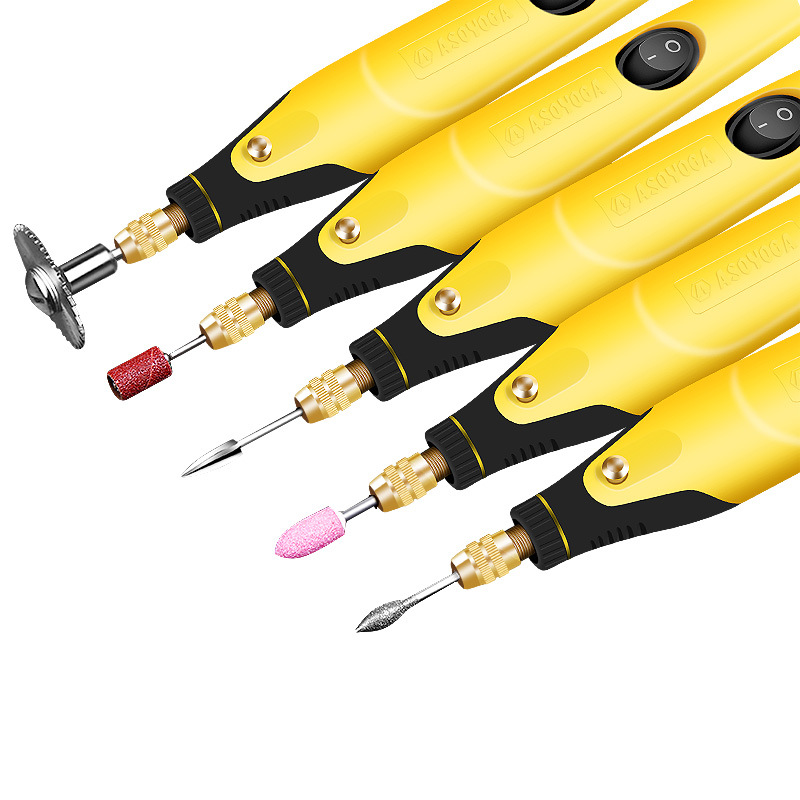 电磨机小型手持玉石雕刻机工具电动打磨抛光机微型家用迷你小电钻