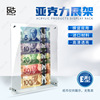Currency, protective acrylic stand, coins, banknotes