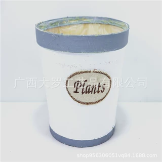 2020年新款上市批发创意树脂手工花盆多肉花盆天然树皮花器