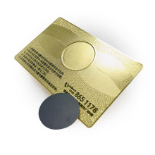 不锈钢电镀金属卡镜面材料腐蚀镂空LOGO拉丝工艺名片哑黑丝印LOGO